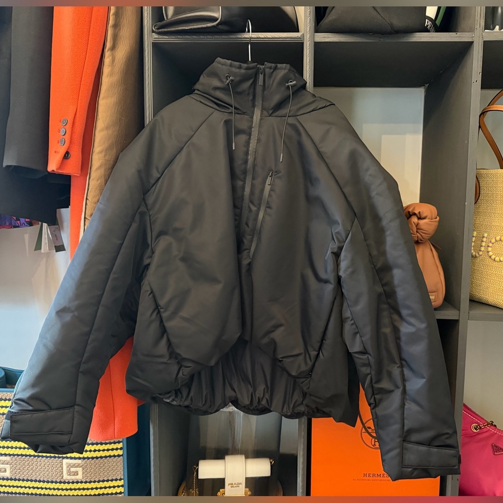 ZARA WATER REPELLENT WINDPROOF HOODED PUFFER JACKET - Picture 5 of 16